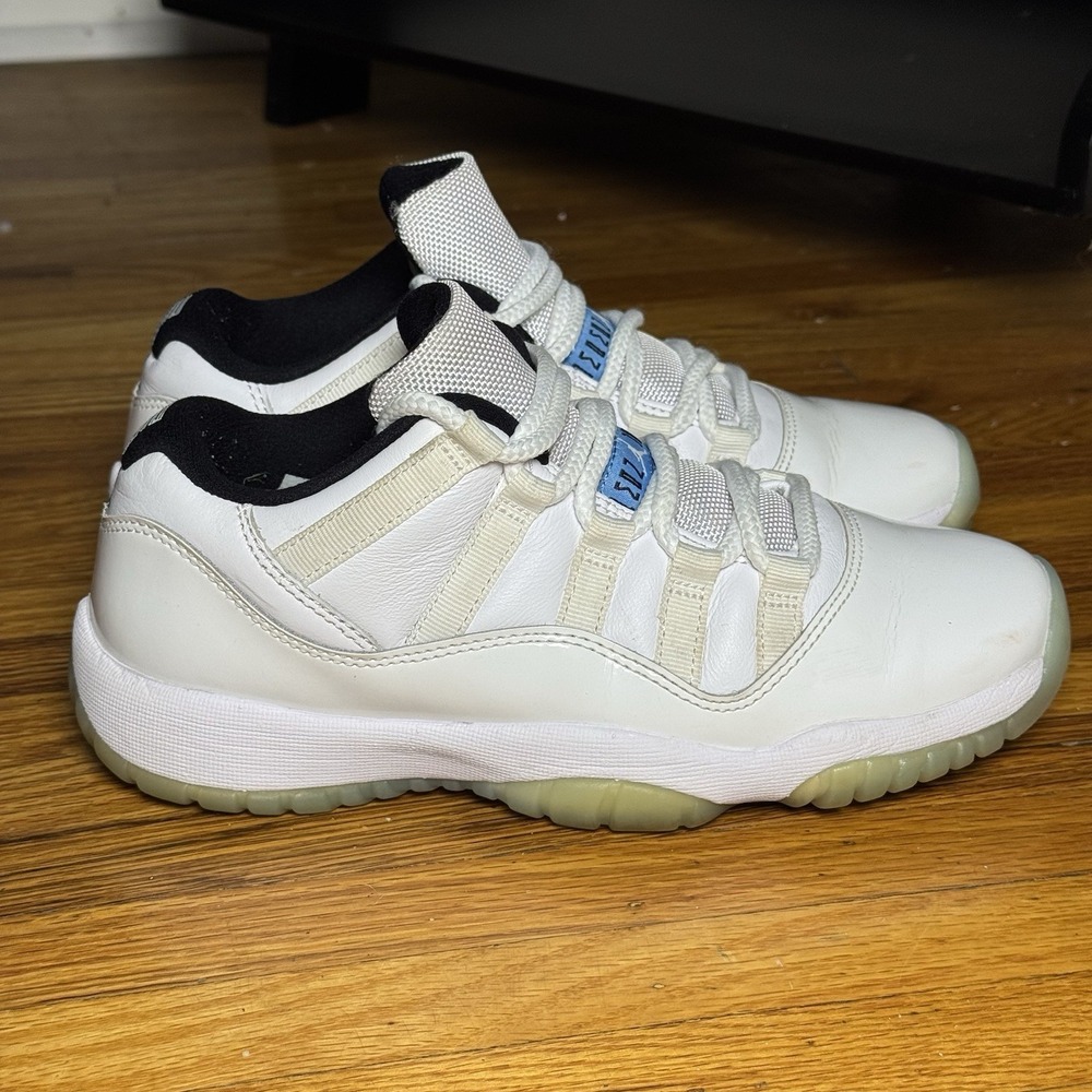 Nike Air Jordan 11 Retro Low Legend Blue White Kids 5.5Y 528896-117